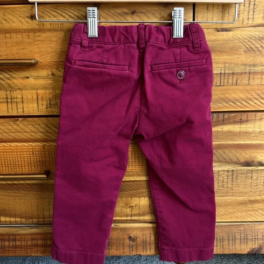 Crewcuts Toddler Boys Burgundy Pants